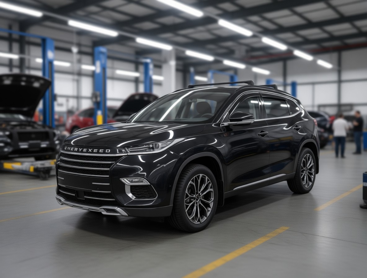 Exeed TXL после диагностики двигателя в автотехцентре