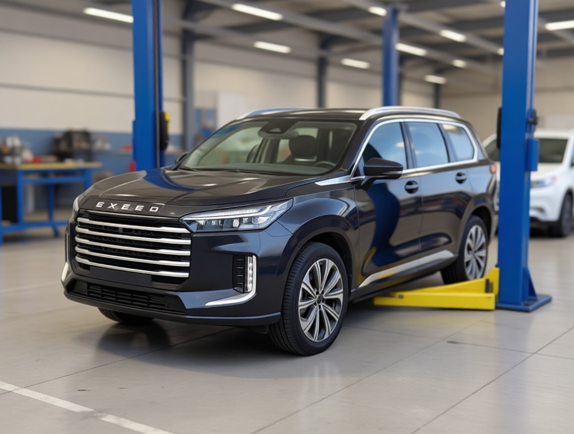 Exeed VX после ремонта двигателя в автотехцентре