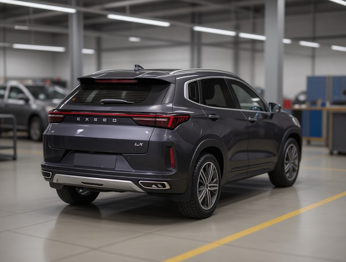 Exeed LX после схода-развала в автотехцентре