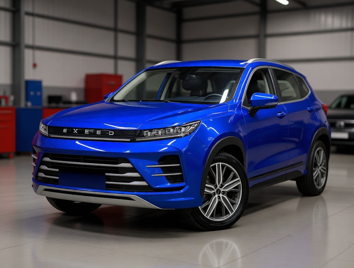 Exeed LX после техобслуживания в автотехцентре