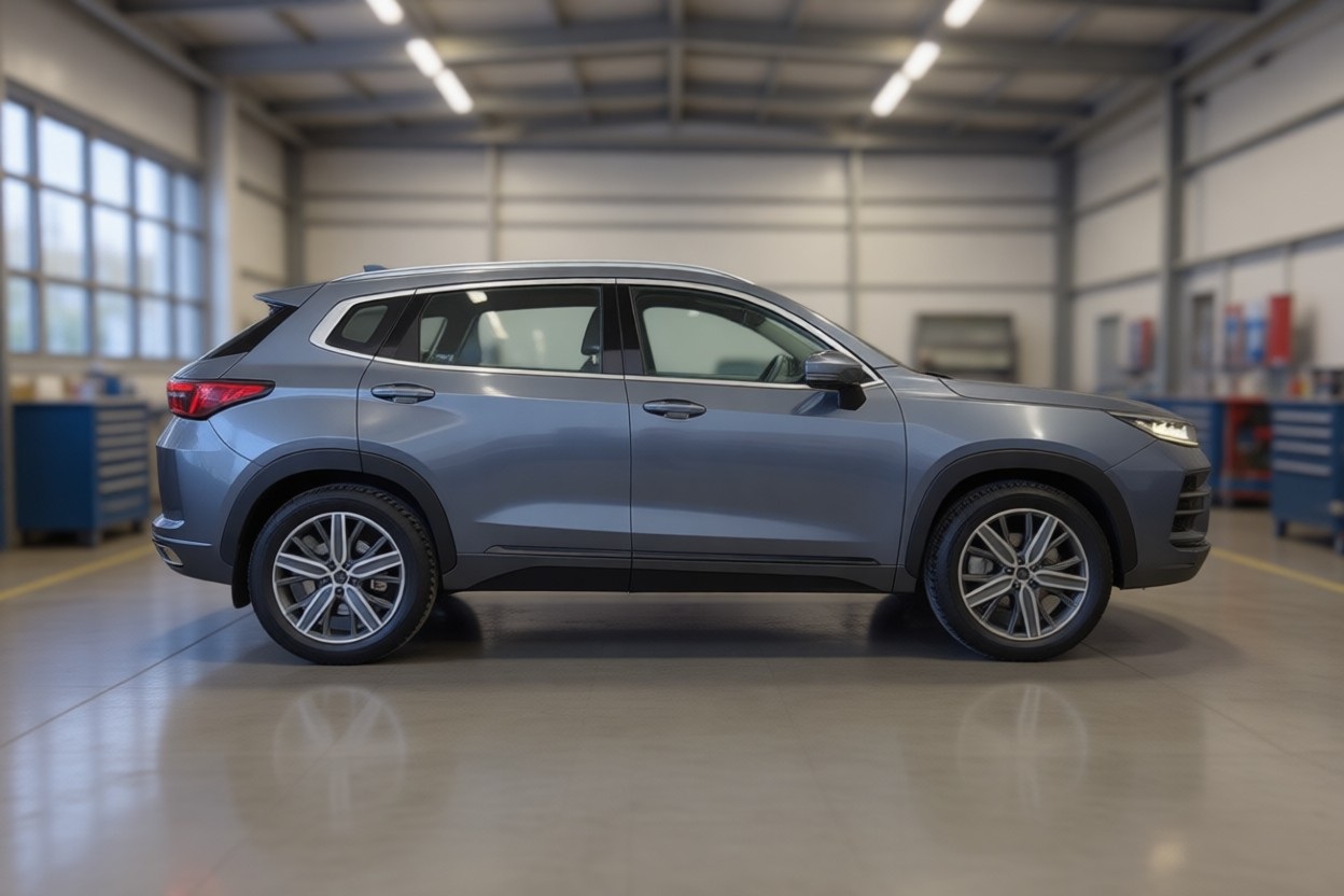 Exeed LX после замены амортизаторов в автотехцентре