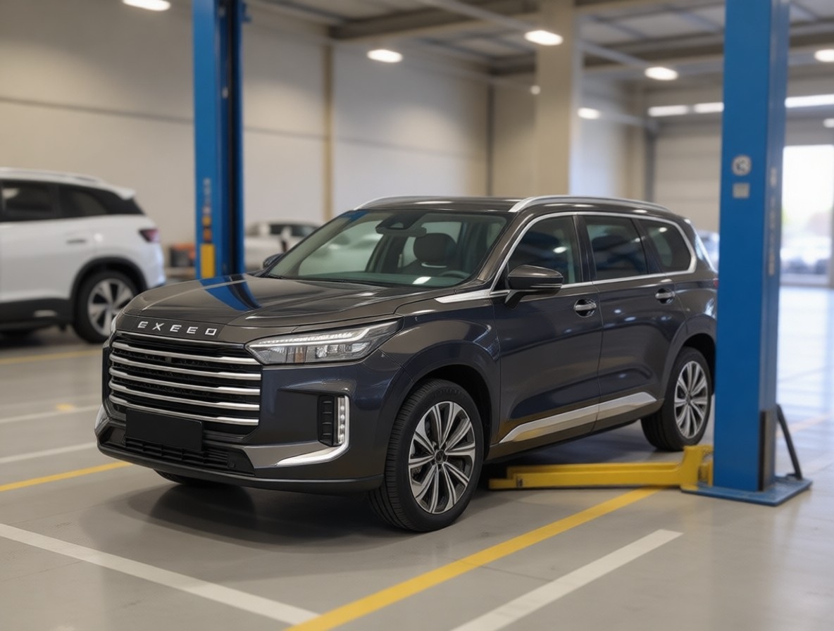 Exeed VX после замены компрессора кондиционера в автотехцентре