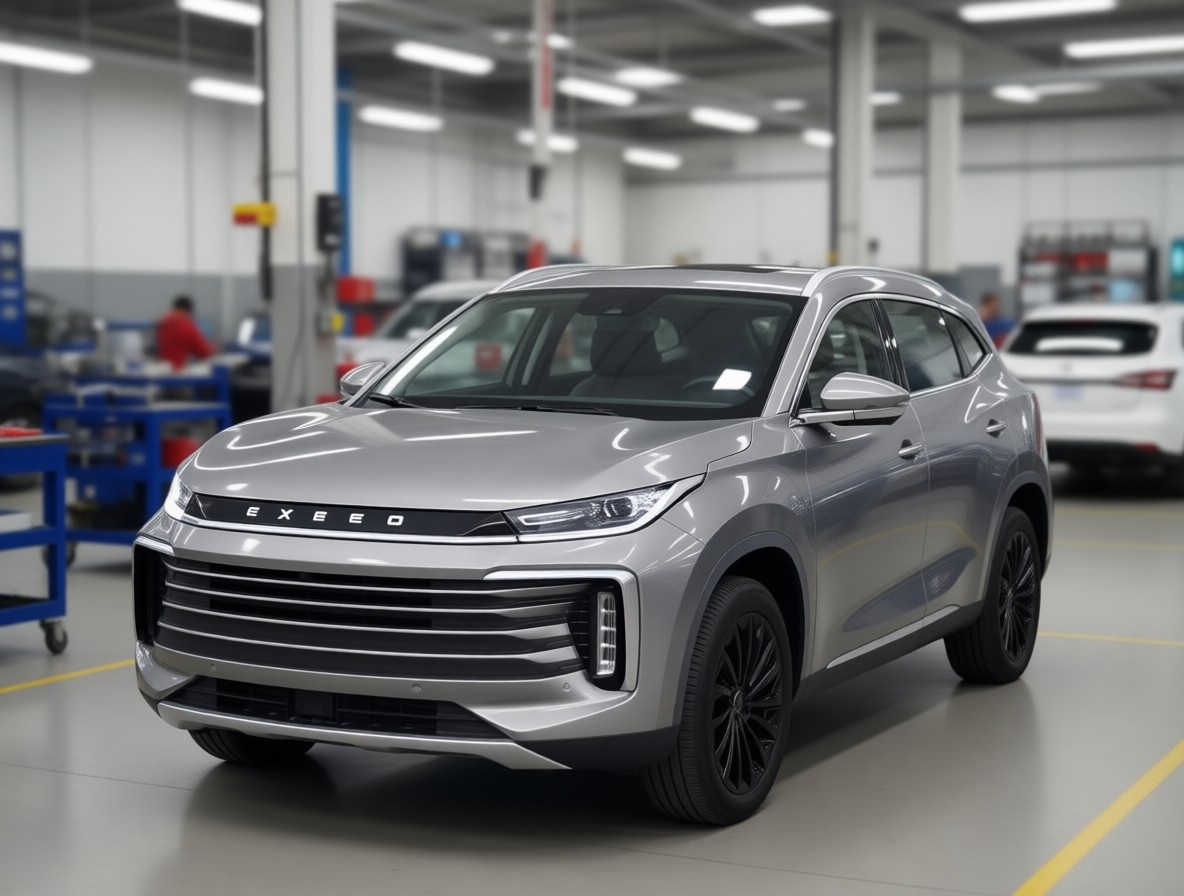 Exeed TXL после замены масла в муфте Халдекс в автотехцентре