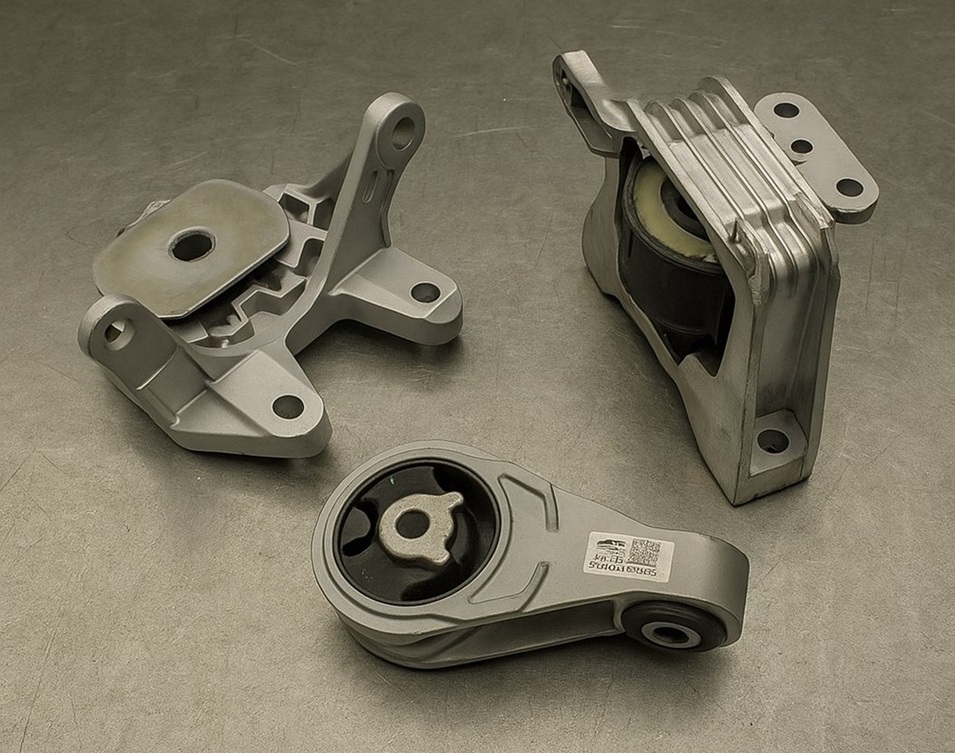 Комплект новых подушек двигателя