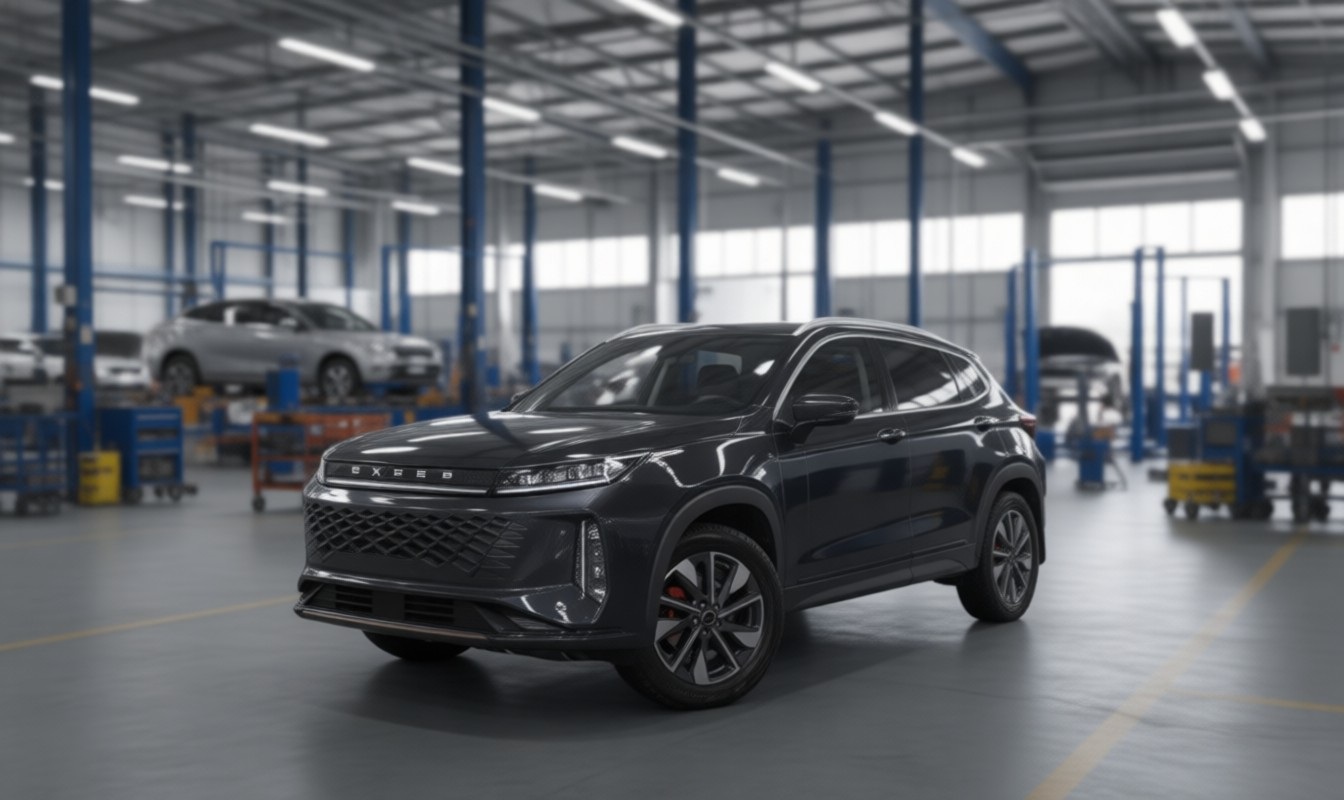 Exeed LX после замены помпы в автотехцентре