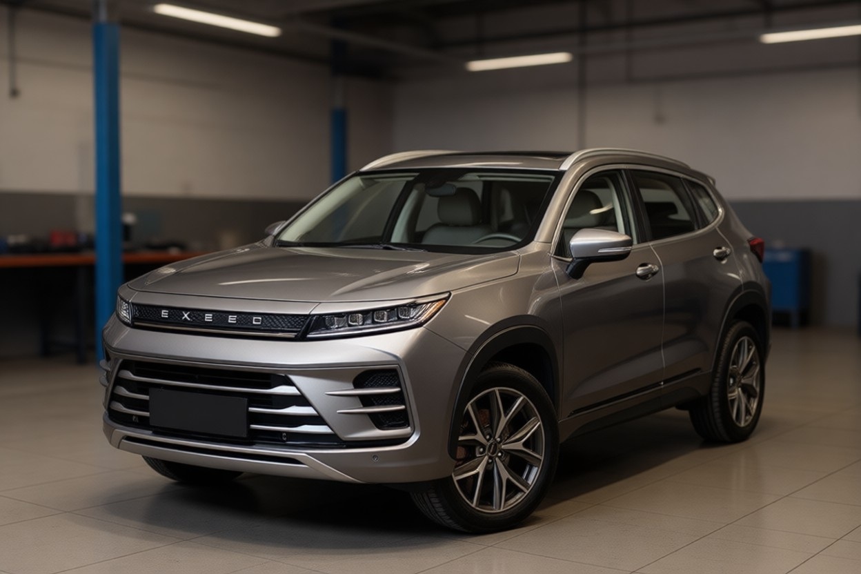 Exeed LX после замены приводного ремня в автотехцентре