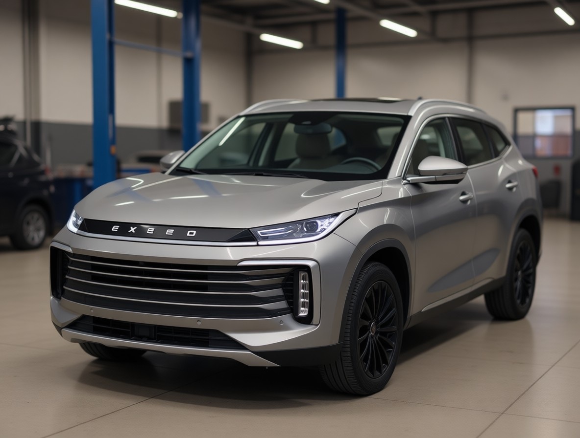 Exeed TXL после замены приводного ремня в автотехцентре