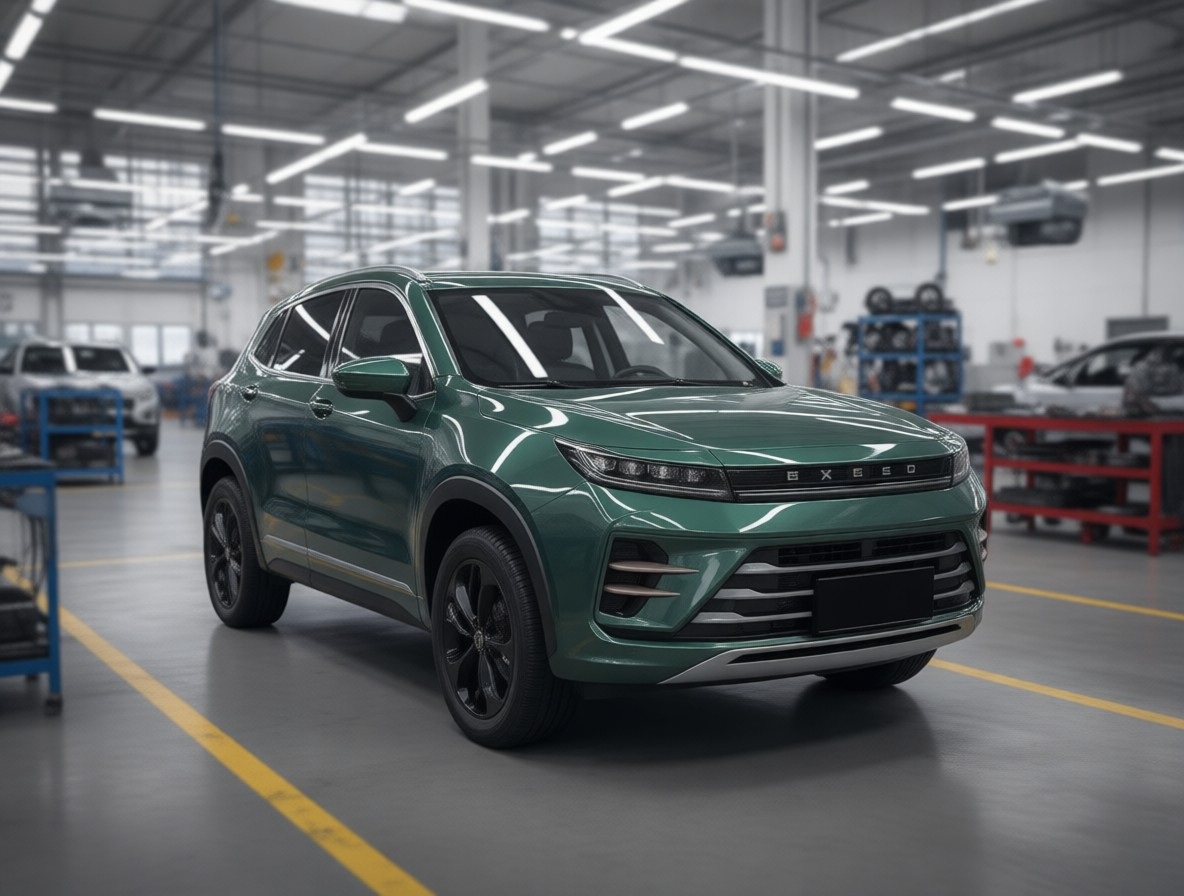 Exeed LX после замены радиатора печки в автотехцентре