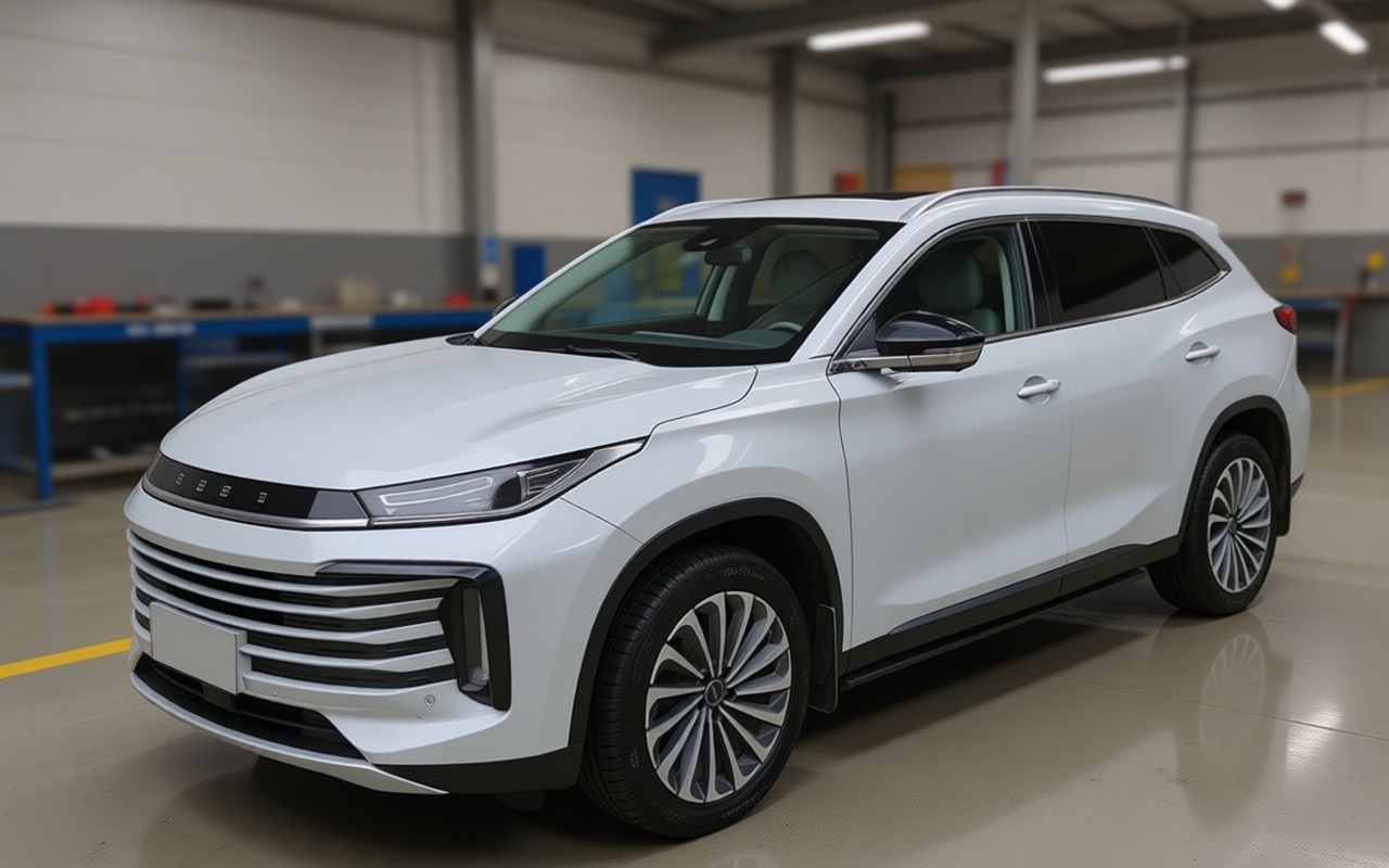 Exeed TXL после замены радиатора в автотехцентре