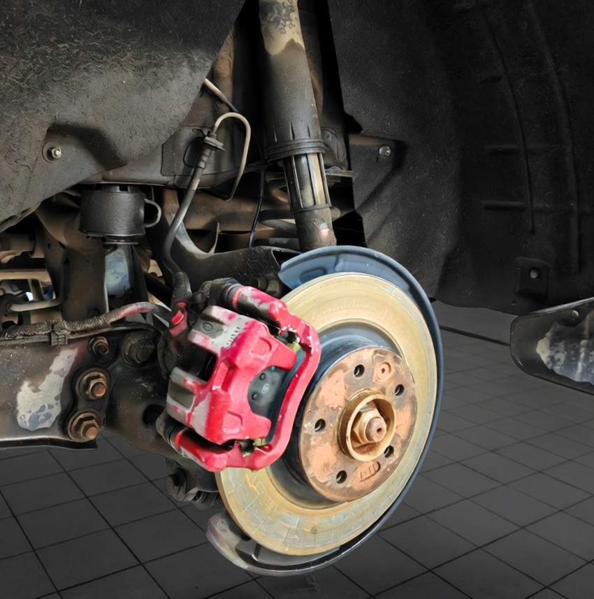 Разборка подвески для замены рулевых тяг Exeed TXL