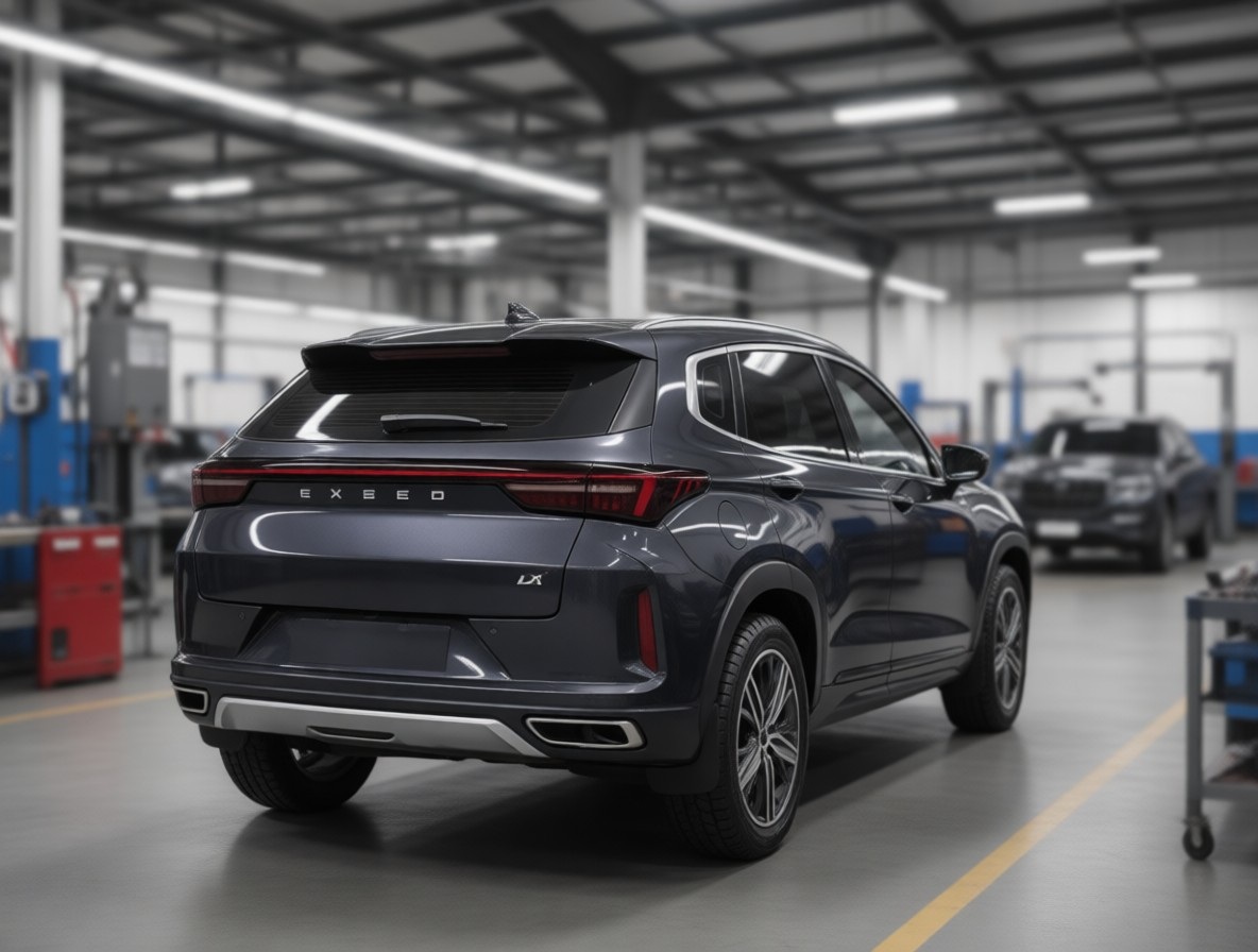 Exeed LX после замены сайлентблоков рычага в автотехцентре