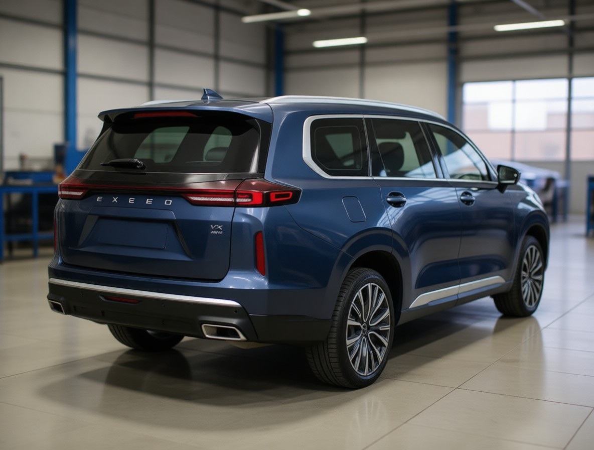 Exeed VX после замены сайлентблоков рычага в автотехцентре