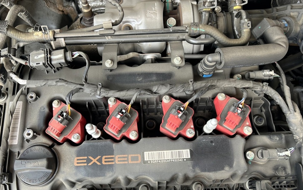 Замена свечей зажигания Exeed VX