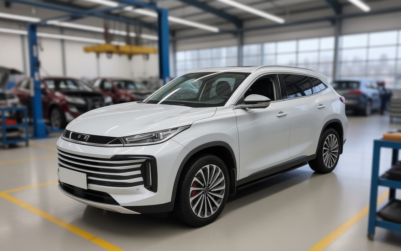 Exeed TXL после замены тормозной жидкости в автотехцентре