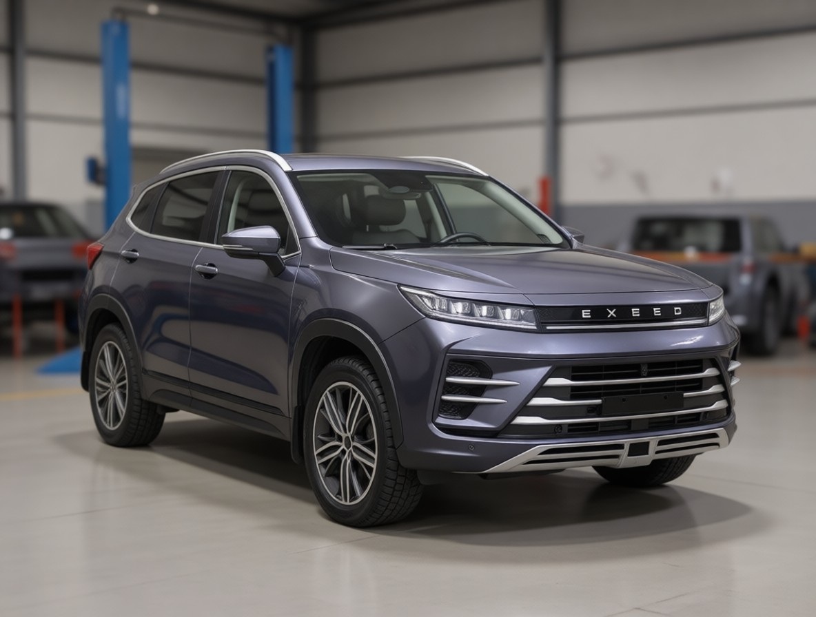 Exeed LX после замены тормозных дисков в автотехцентре