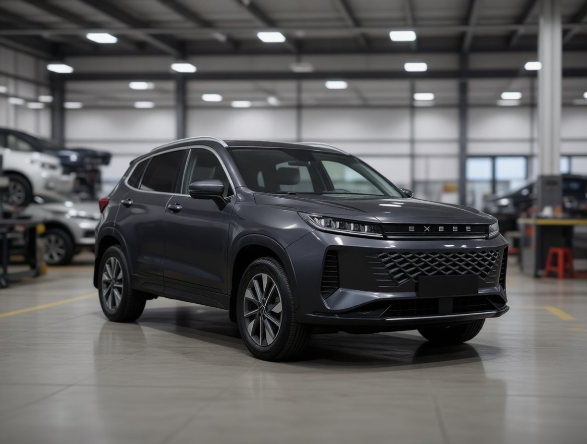 Exeed LX после замены тормозных колодок в автотехцентре