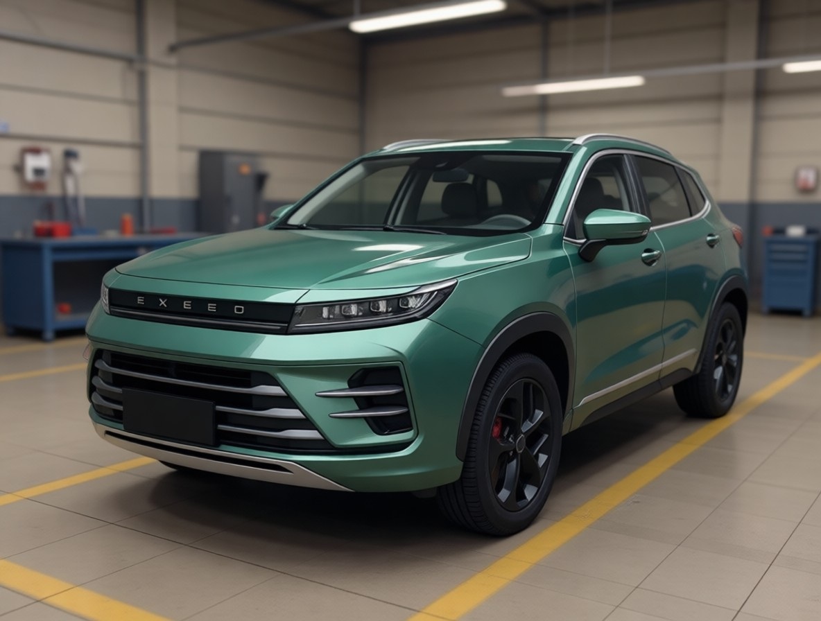 Exeed LX после замены воздушного фильтра в автотехцентре