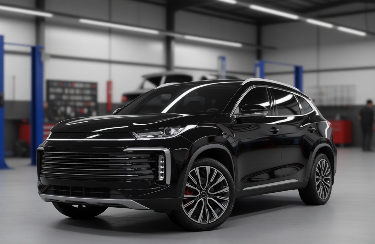 Exeed TXL после заправи кондиционера в автотехцентре