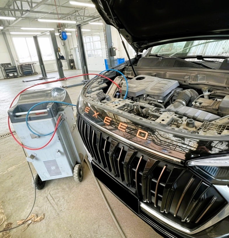 Заправка кондиционера Exeed VX