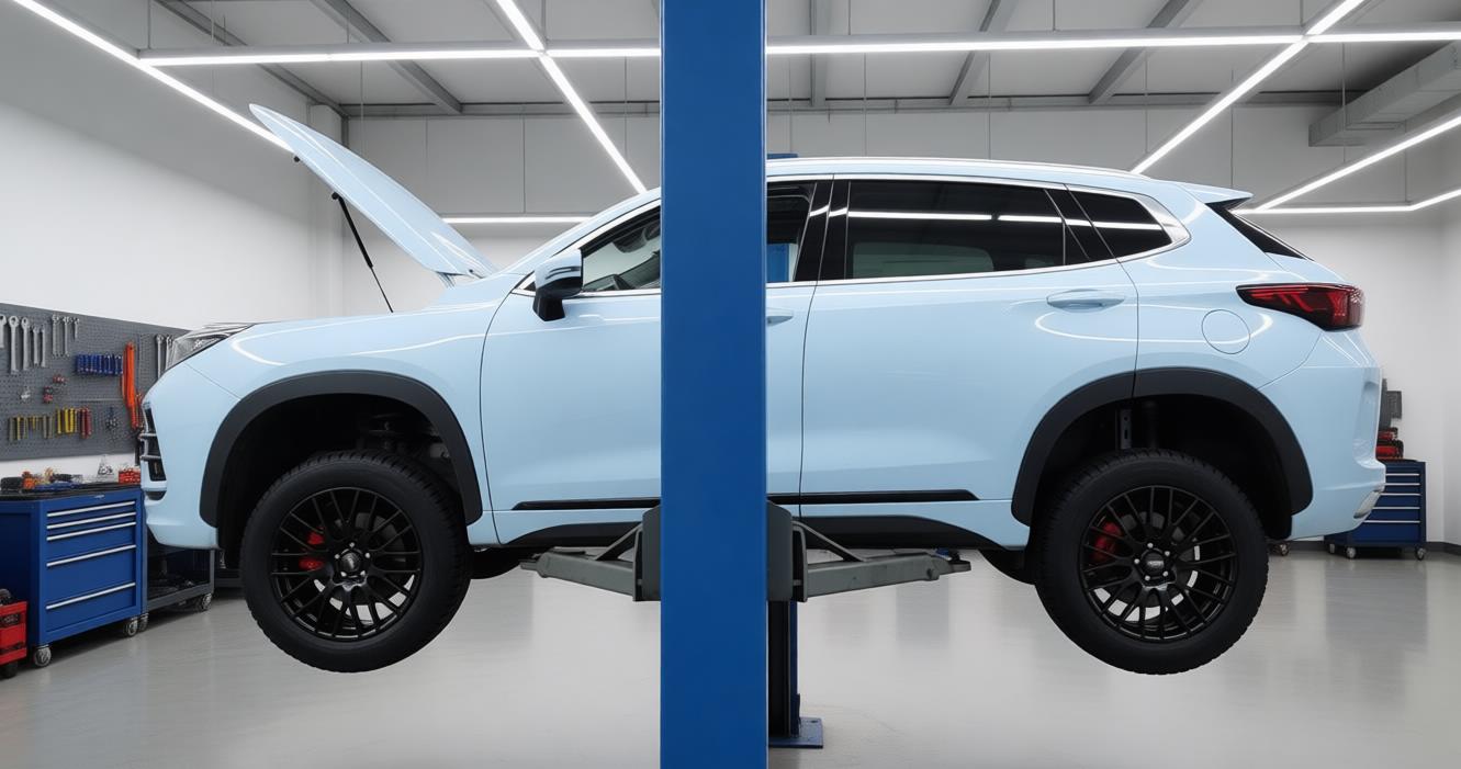 exeed lx в автосервисе на ремонте