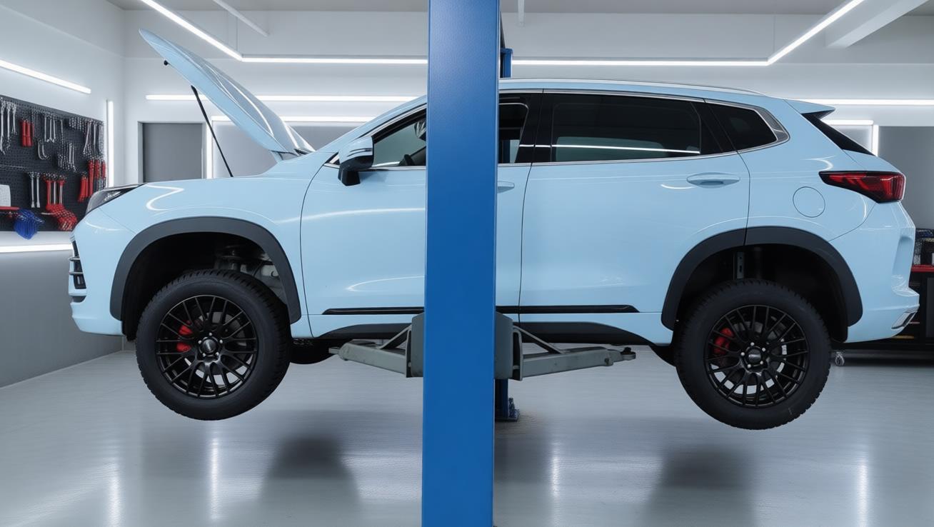 exeed lx в автосервисе на обслуживании