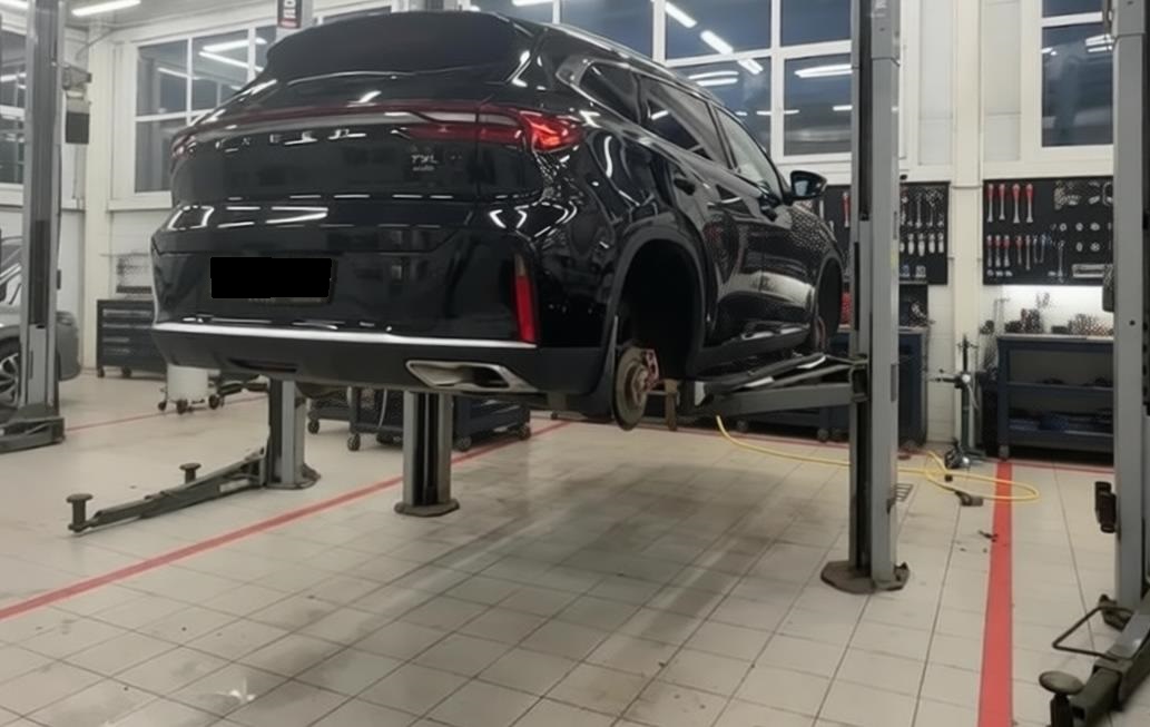 exeed txl в автосервисе на обслуживании
