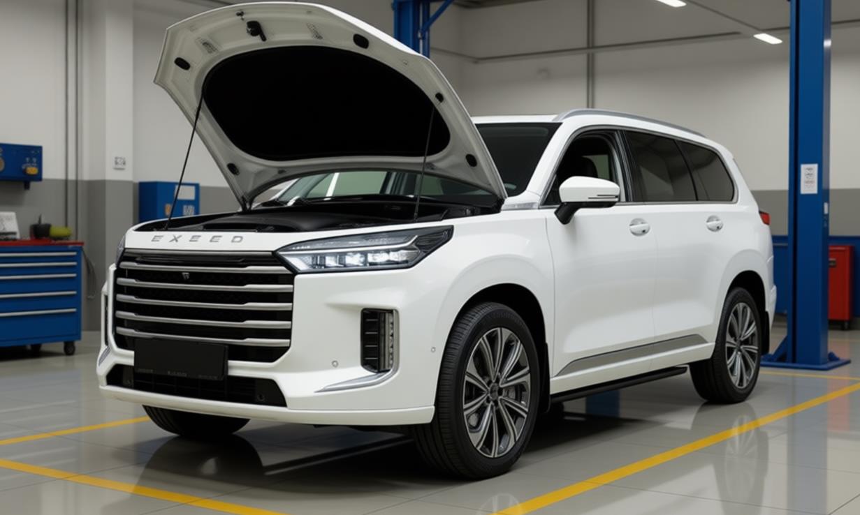 exeed vx в автосервисе на ремонте