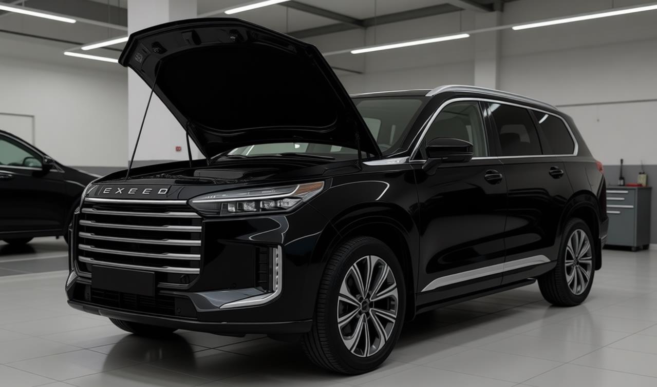 exeed vx в автосервисе на обслуживании