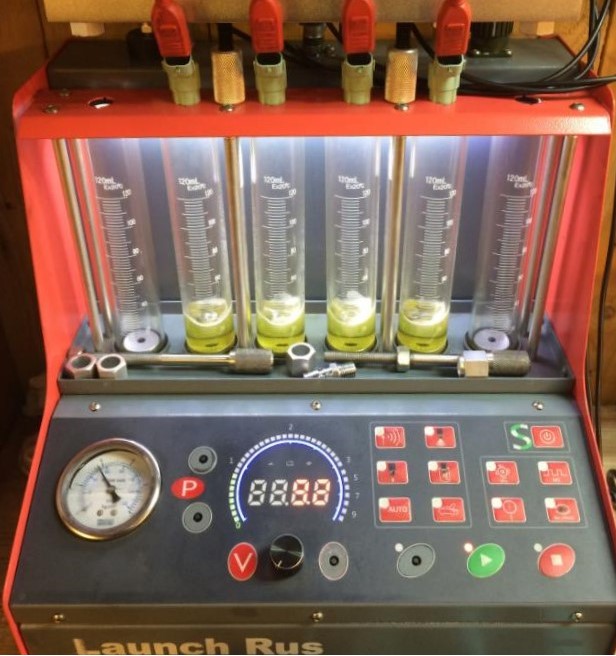 промывка топливных форсунок на стенде