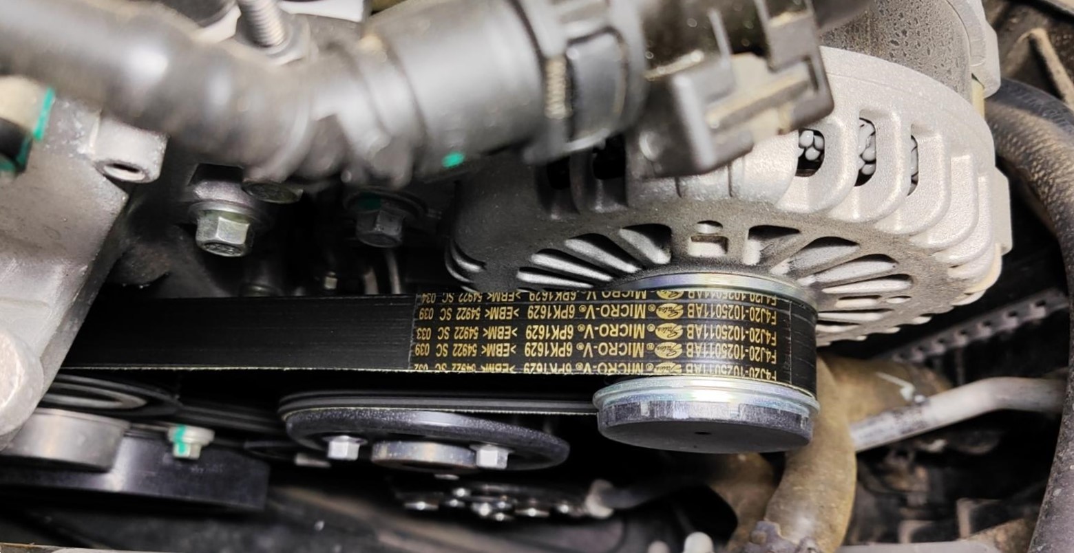 замена ремня генератора эксид