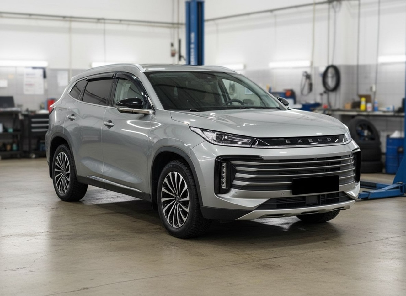 Exeed после компьютерной диагностики в автотехцентре