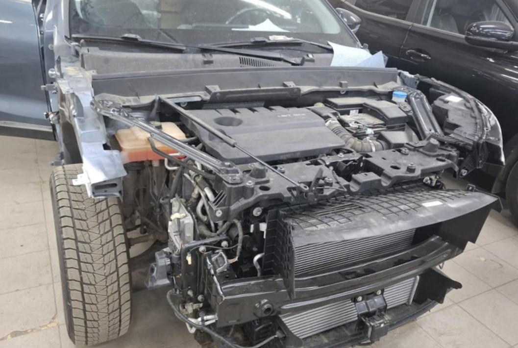 замена бампера эксид