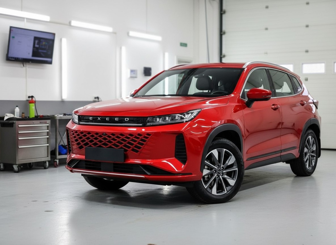 Exeed после ремонта двигателя в автотехцентре