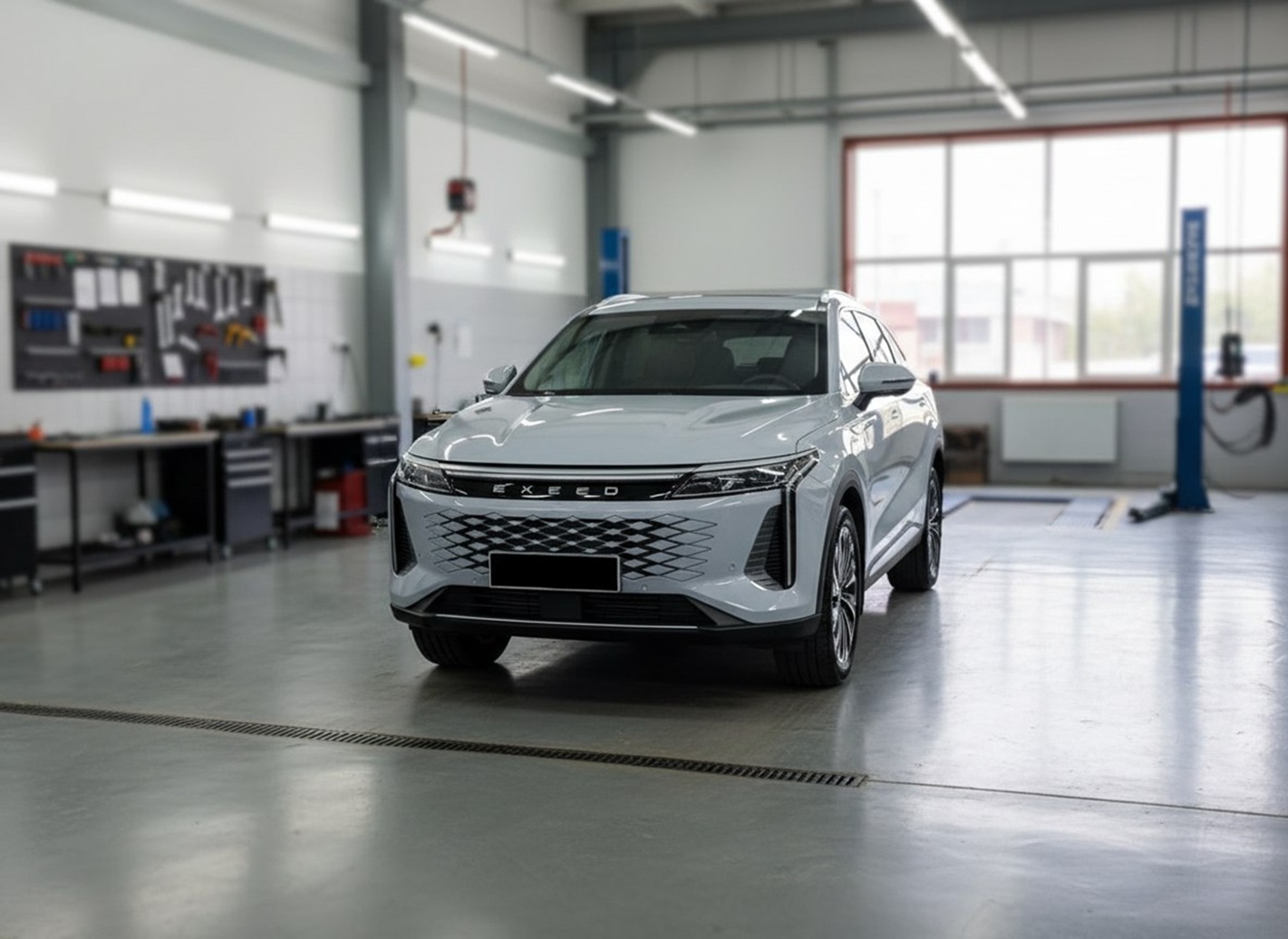 Exeed после ремонта кондиционера в автотехцентре