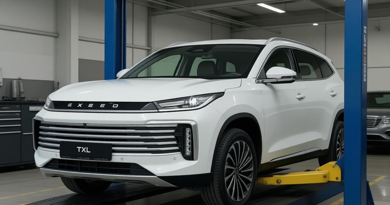 exeed txl в автосервисе на обслуживании