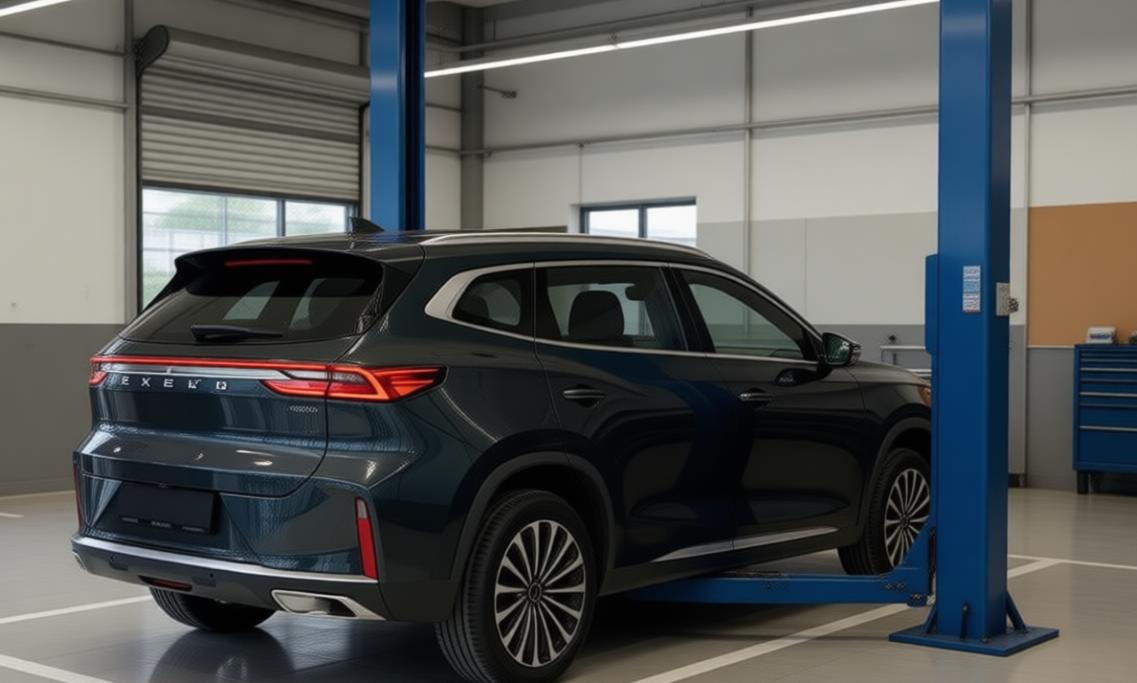 exeed txl в автосервисе на обслуживании