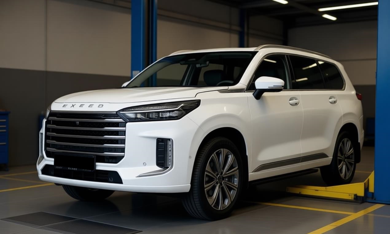 exeed vx в автосервисе на обслуживании