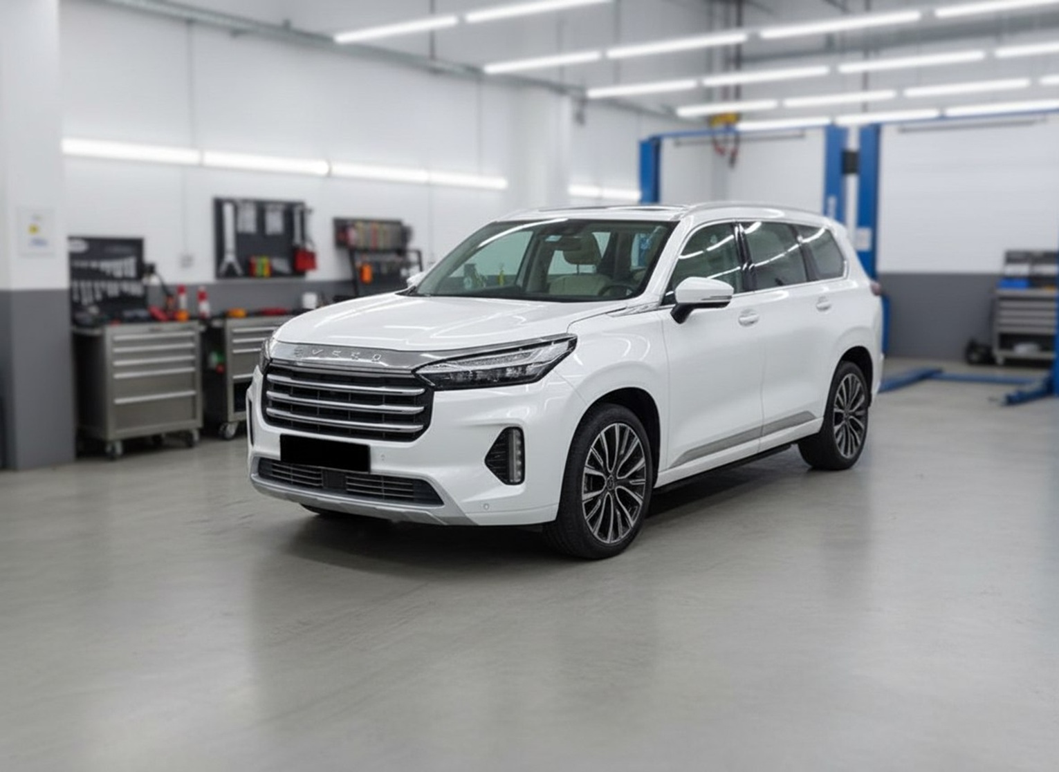 Exeed после замены антифриза в автотехцентре