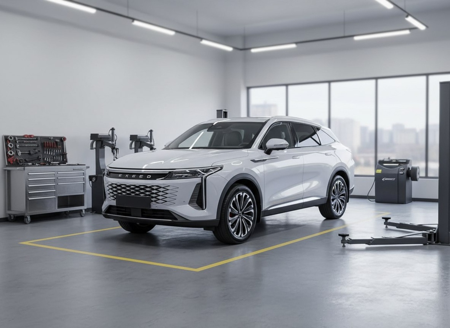 Exeed после заправки кондиционера в автотехцентре